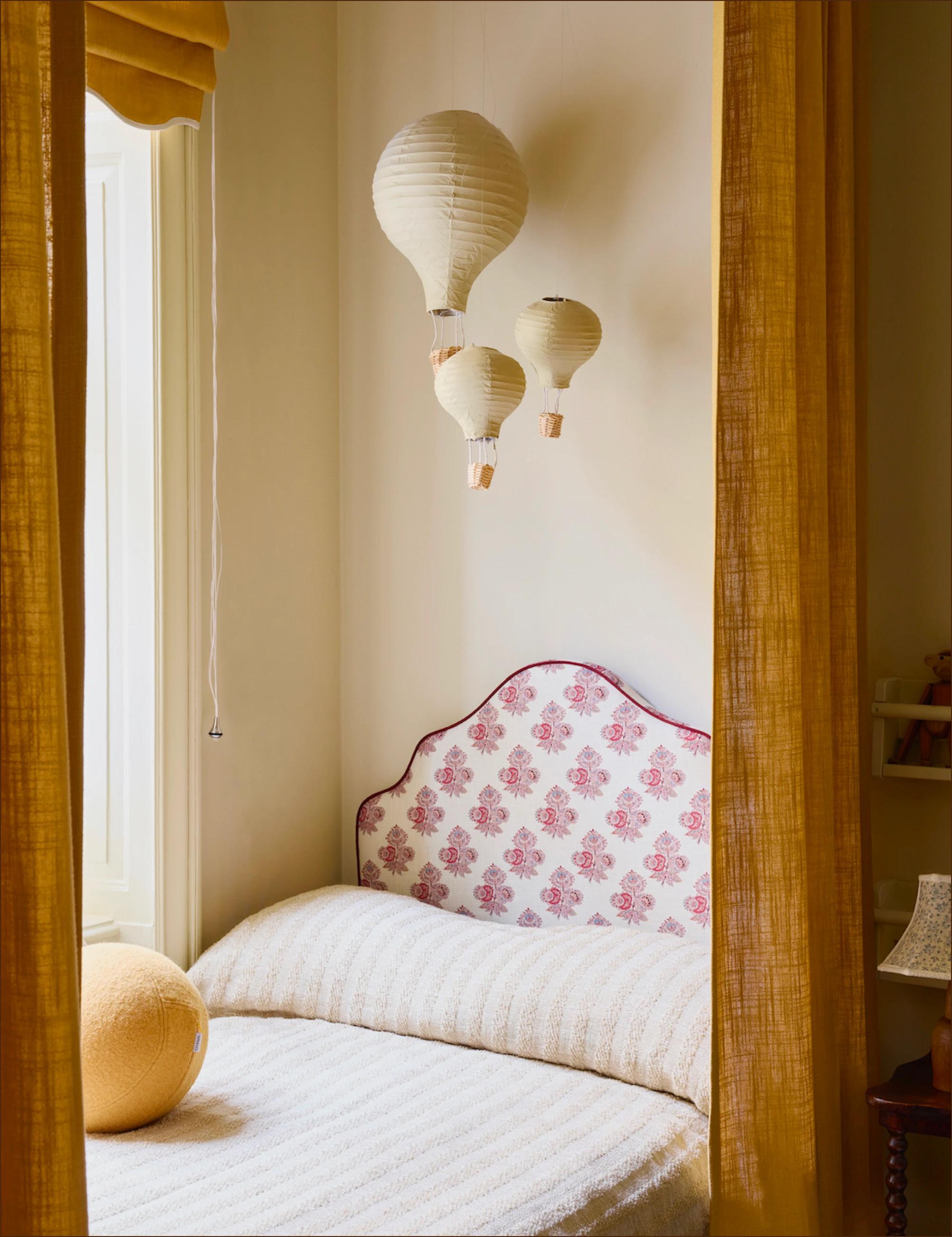 Upholstered seating in a refined interior